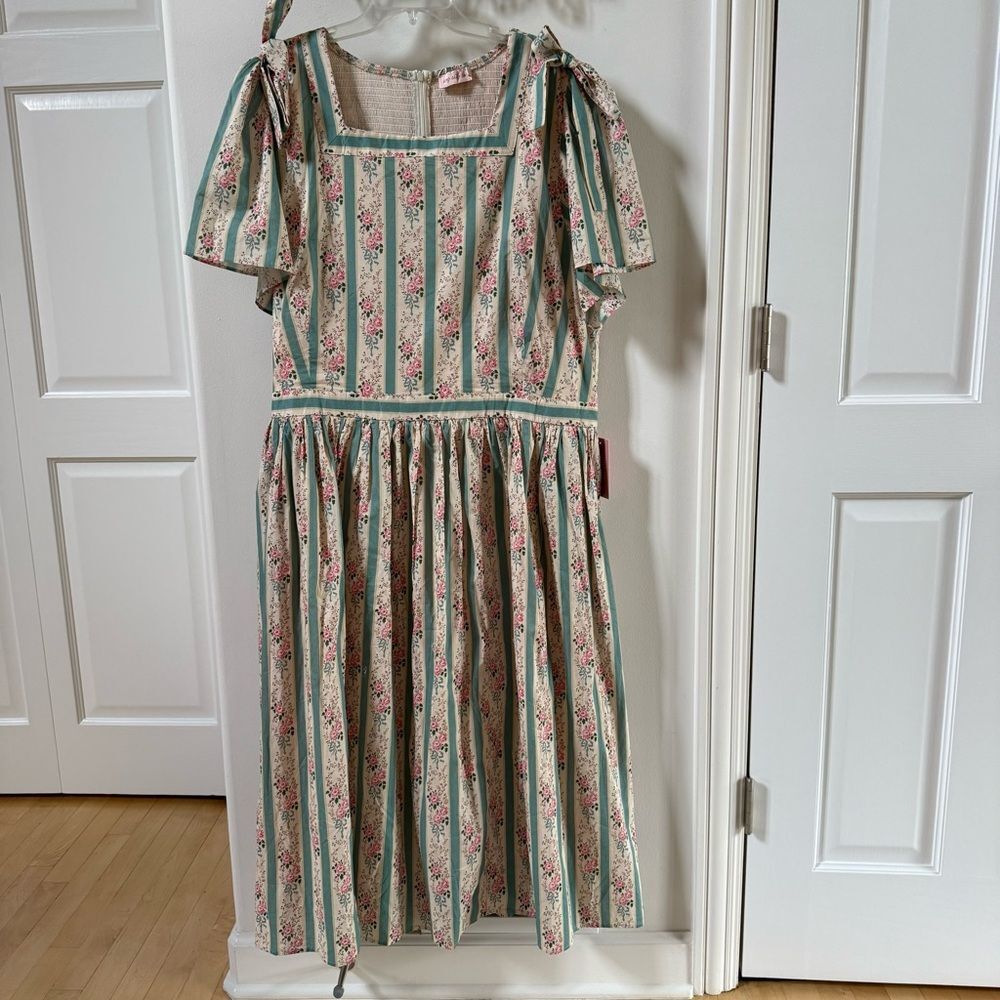Ivy City Co Sonnet Midi Dress in Vintage Rose 22W NWT - Picture 3 of 15